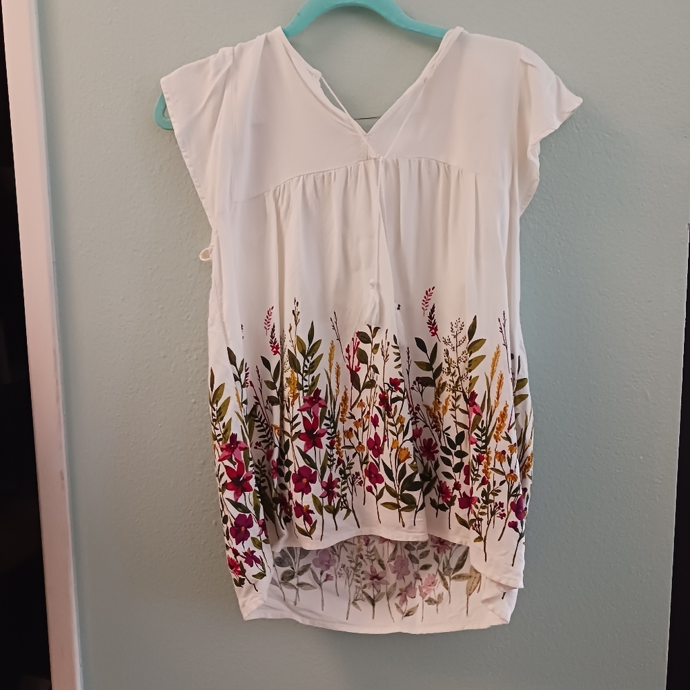 Floral Tassel Shirt